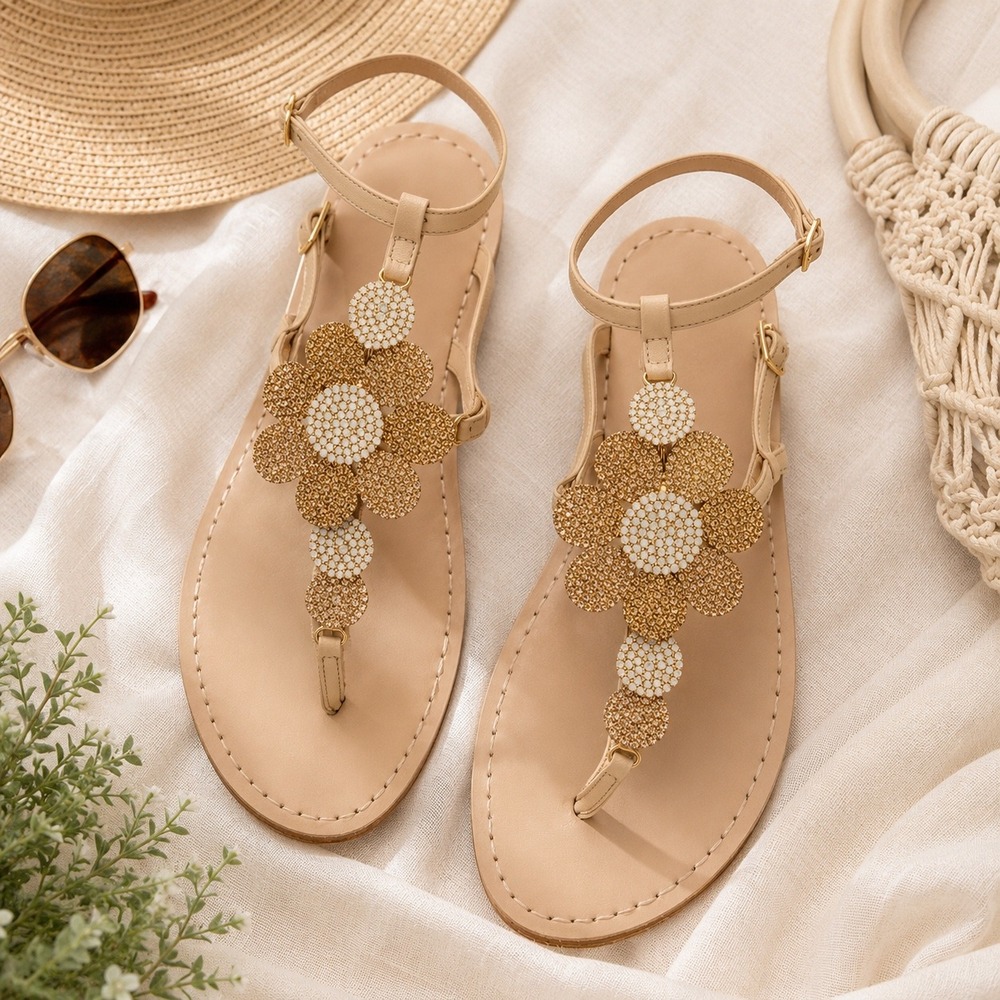 Antonio Viva L'Arte del Sandalo Caprese Sandals Women 42 Italy Flower